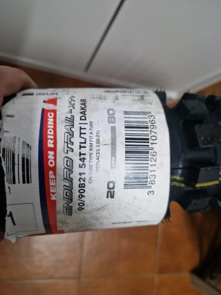Neumático Mitas Enduro Trail+KT Dakar, NUEVO