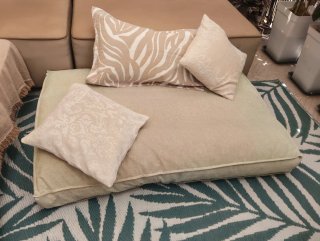 Asientos y respaldo para muebles de terraza, palés