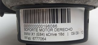 BMW X1 (E84) sDrive 18d SOPORTE MOTOR DERECHO
