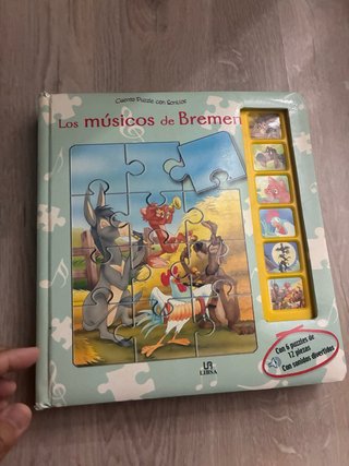 Cuento puzle los musicos de bremen