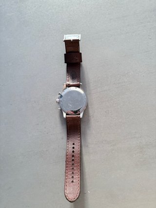 Reloj Fossil Correa Marrón y Esfera Plateada