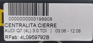AUDI Q7 (4L) 3.0 TDI CENTRALITA CIERRE