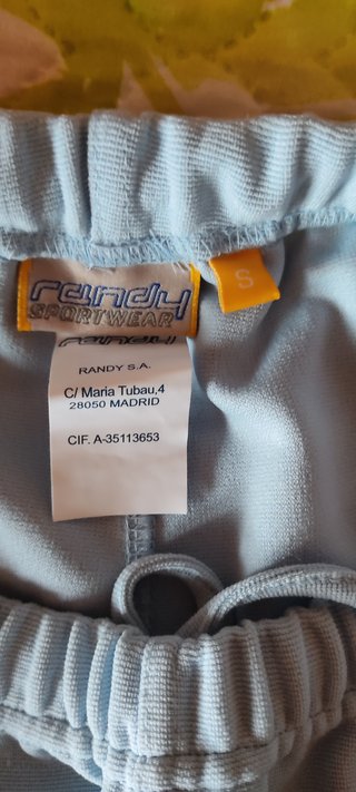 Bermuda Randy nuevo, azul, talla S, mod PC7287