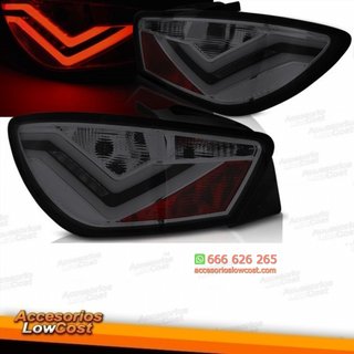 PILOTOS SEAT IBIZA 08-12 LIGHT BAR AHUMADOS 3 PUE