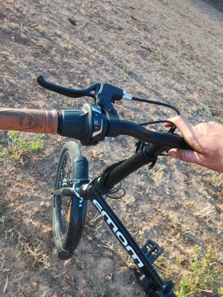 Bicicleta plegable negra