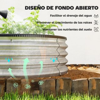 Jardinera metálica (2 unidades)