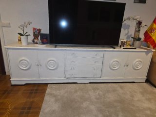 Mueble Comedor Blanco Madera