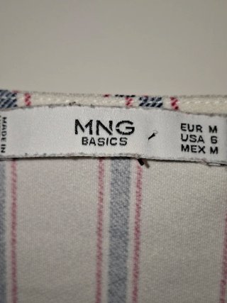 Mango Abito Estivo Righe Donna