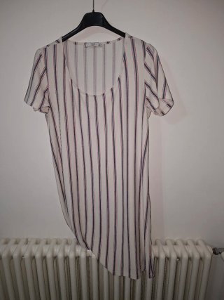 Mango Abito Estivo Righe Donna
