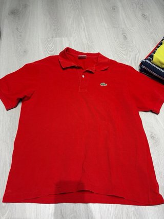 Lote 5 polos Lacoste y Polo Ralph Lauren