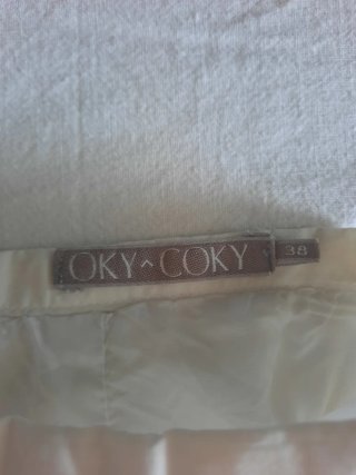 Falda Ibicenca Oky Coky Blanca