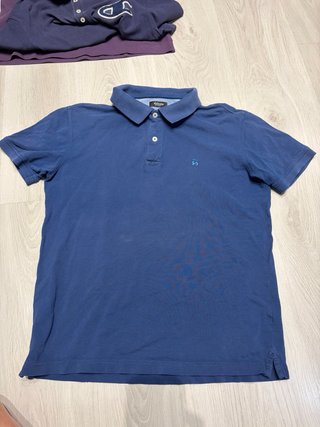 Lote 4 polos (negro, azul, naranja)