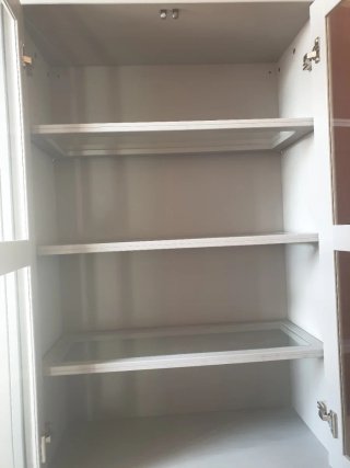 Pareja Vitrinas IKEA Madera Gris