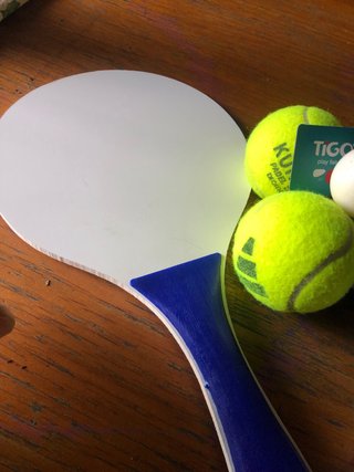 Racchette Lavazza e palline