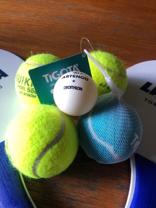 Racchette Lavazza e palline
