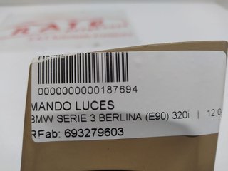 BMW SERIE 3 BERLINA (E90) 320i MANDO LUCES