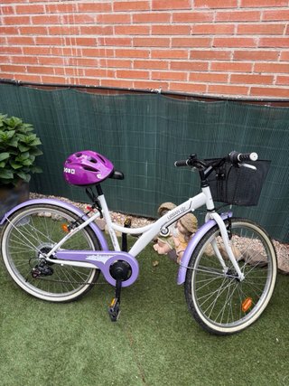 Bicicleta niña Urban Life morada