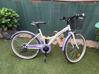 Bicicleta niña Urban Life morada