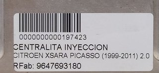 CITROEN XSARA PICASSO 2.0 HDi Exclusive CENTRALITA INYECCION