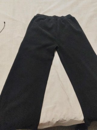 Pantalón ancho pana negro mujer Talla M