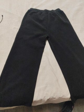 Pantalón ancho pana negro mujer Talla M
