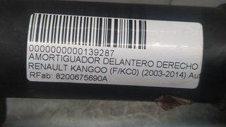 RENAULT KANGOO (F/KC0) Authentique AMORTIGUADOR DELANTERO DERECHO
