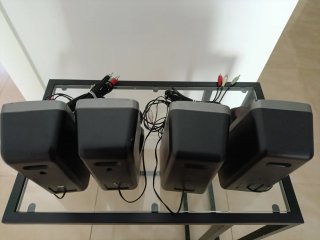 Altavoces Trust 2.1 Negro y Rojo