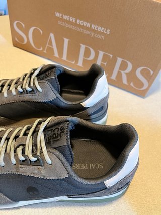 Zapatillas Scalpers Talla 41 Gris/Blanco