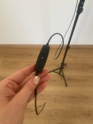 Aro de luz LED con trípode y mando