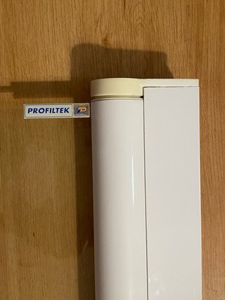 Mampara de Bañera PROFILTEK Cristal Perfil blanco