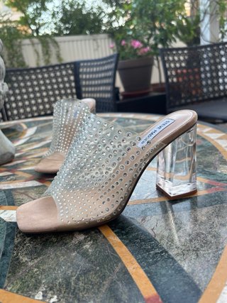 Sandalias Steve Madden T.39 Beige/Plata