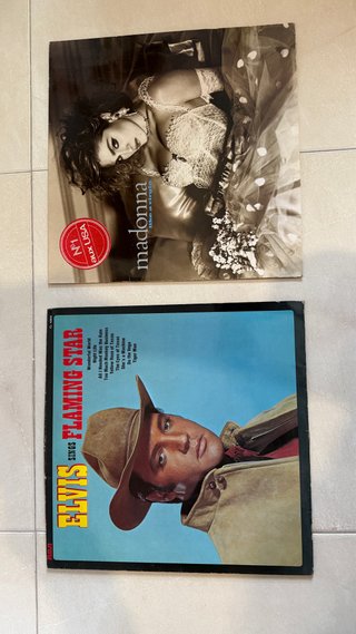 Set Lote 18 Vinilos y Maxi Singles : Rock Pop Jazz