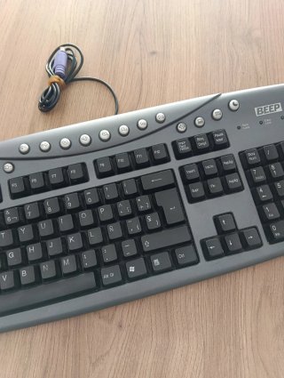 Teclado BEEP con cable para ordenador sobremesa