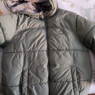 Chaqueta Columbia niño invierno negra