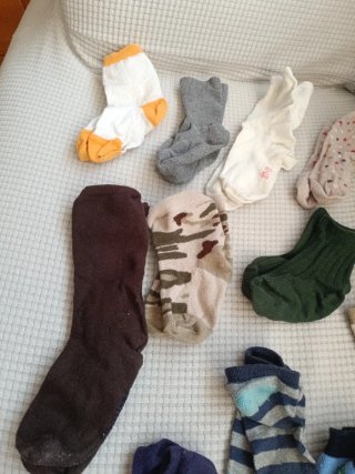 Lote 12 pares calcetines niño talla 25