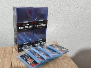 100 Toploaders y 500 Fundas Premium
