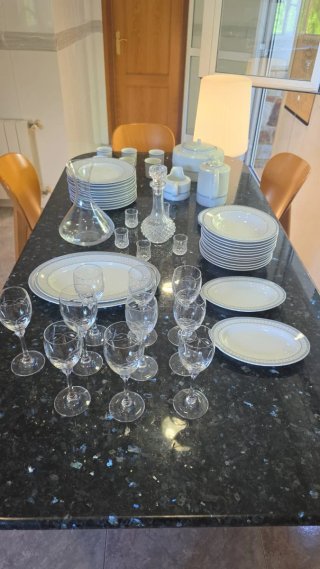 Vajilla y Cristalería Porcelana y Cristal