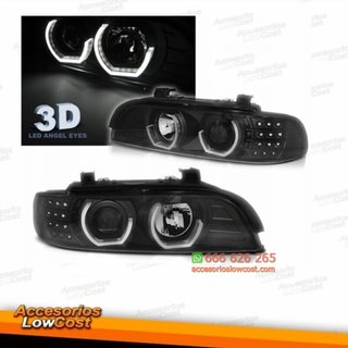 FAROS CON OJOS DE AGEL 3D E INTERMITENTES LED PAR