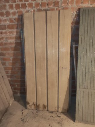Puertas antigua de madera maziza