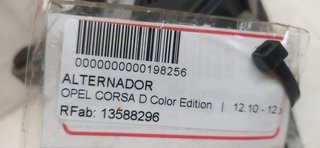 OPEL CORSA D Color Edition ALTERNADOR