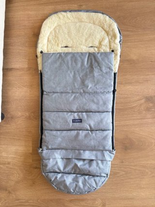 Saco de silla de bebé gris