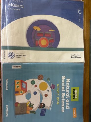 Libroa de sexto primària 6o. Todo el lote.