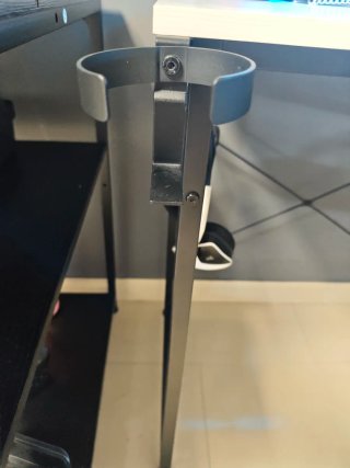 Mesa Gamer LED 2 Alturas Reposavasos Ganchos