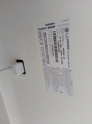 Televisión LG 43 Negra