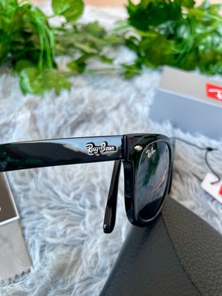 Ray-Ban Wayfarer Negro Lente Azul Sunglasses Sol