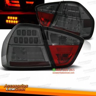 PILOTOS  E90, 05-08, SOLO LIMOUSINE,CRISTAL ROJO