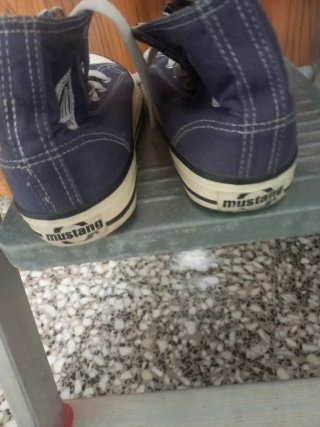 Zapatillas Mustang Hombre Azul/Blanco