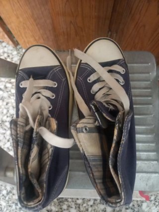 Zapatillas Mustang Hombre Azul/Blanco