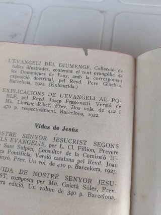 1922 La sagrada biblia en catalan
