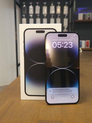 IPHONE 14 PRO MAX 128GB NEGRO 100% BAT - 29 CICLOS